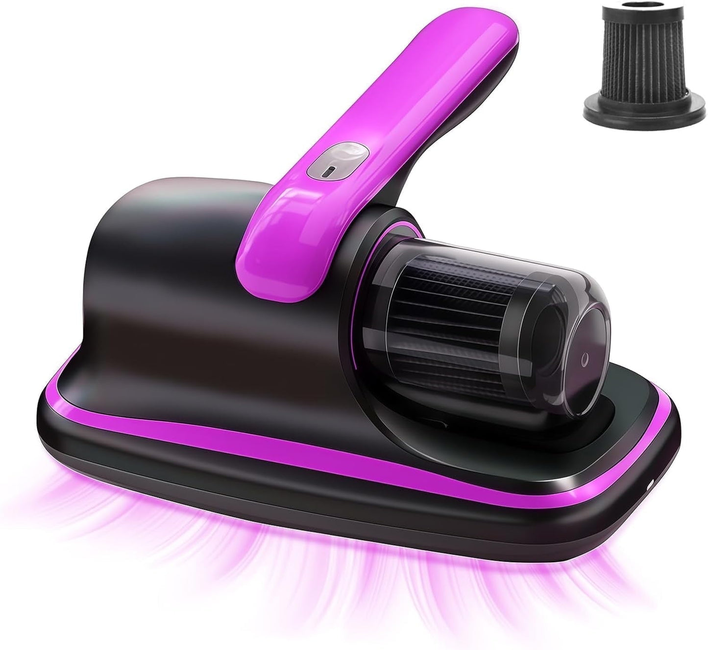 Cordless Mattress Vacuum Cleaner, Versatile Multifunction Bed Vacuum Cleaner for Bed with UV 16Kpa Suction, Powerful Handheld Vacuum for Acarus and Dust Removal,Fabric Cleaner with Filter